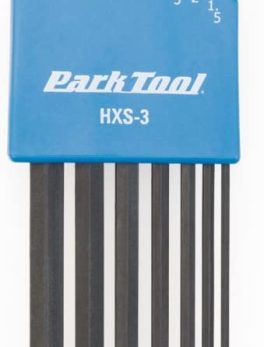 Park Tool HXS-3 - Stubby Hex Wrench Set Tool