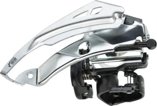 Shimano Tourney FD-TY700 7-8-Speed Triple Top-Swing Dual-Pull Front Derailleur