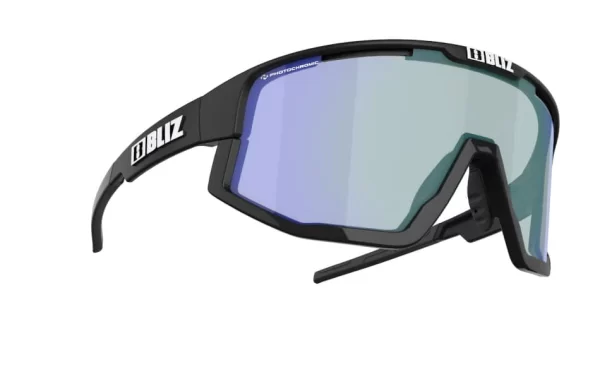 BLIZ VISION NANO PHOTOCHRAMATIC SPORT SUNGLASSES (BLACK-BLUE MULTI)