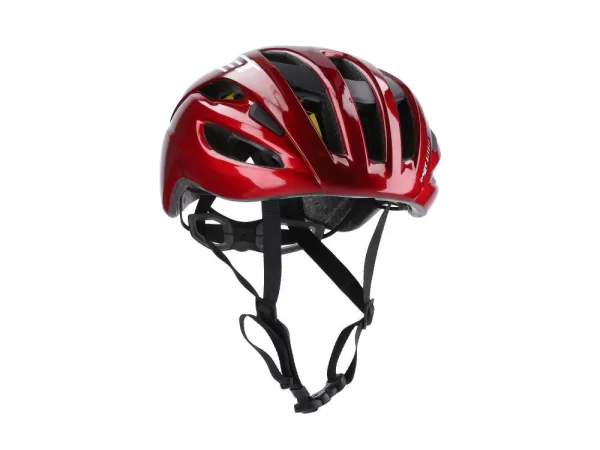 MET RIVALE MIPS ROAD CYCLING HELMET (RED METALLIC-GLOSSY)